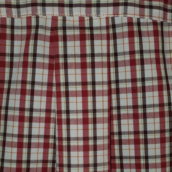 Eddie Bauer Men's Plaid Short Sleeve Button Down Shirt Size Medium - Picture 5 of 8